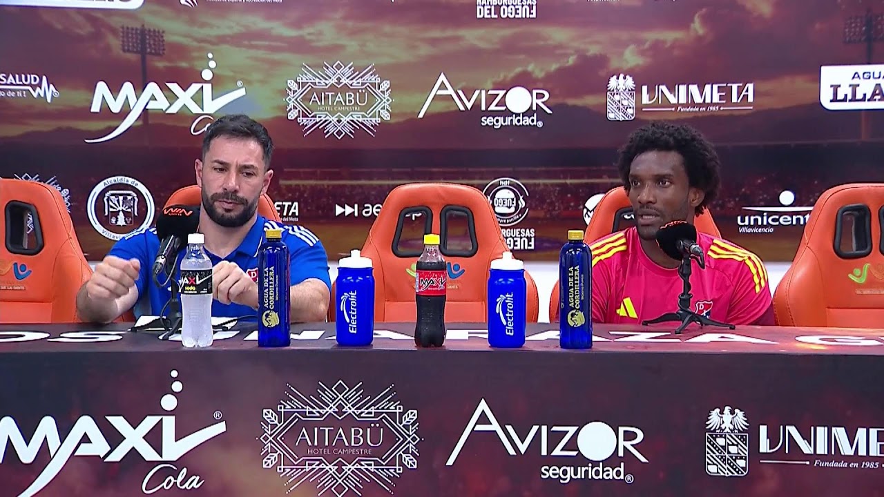 Rueda de prensa de Medellín tras su partido con Llaneros