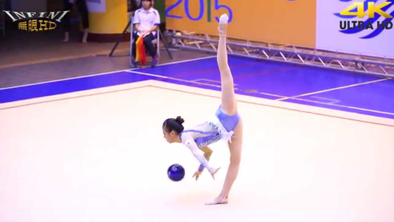 Rhythmic gymnastics 韻律體操 球 17(4K 2160p)@104全國運動會[無限HD] 🏆