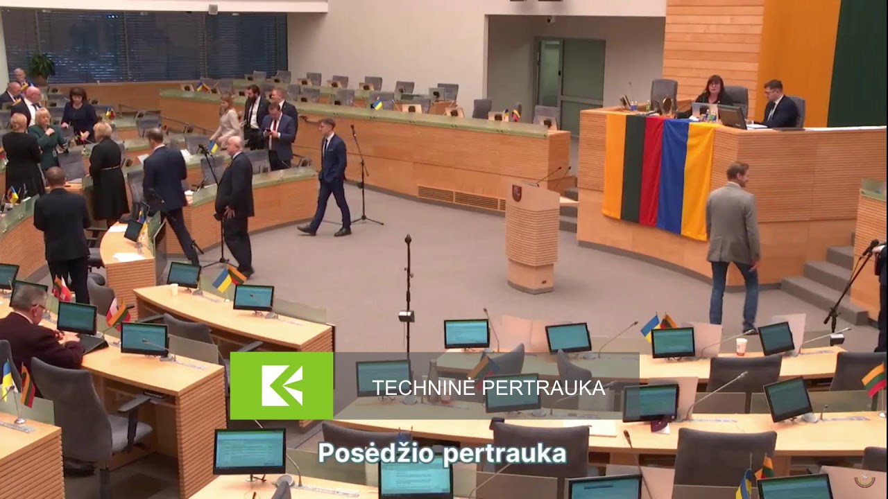 LRT įstatymo pateikimas skubos tvarka Seime tiesiogiai po pertraukos