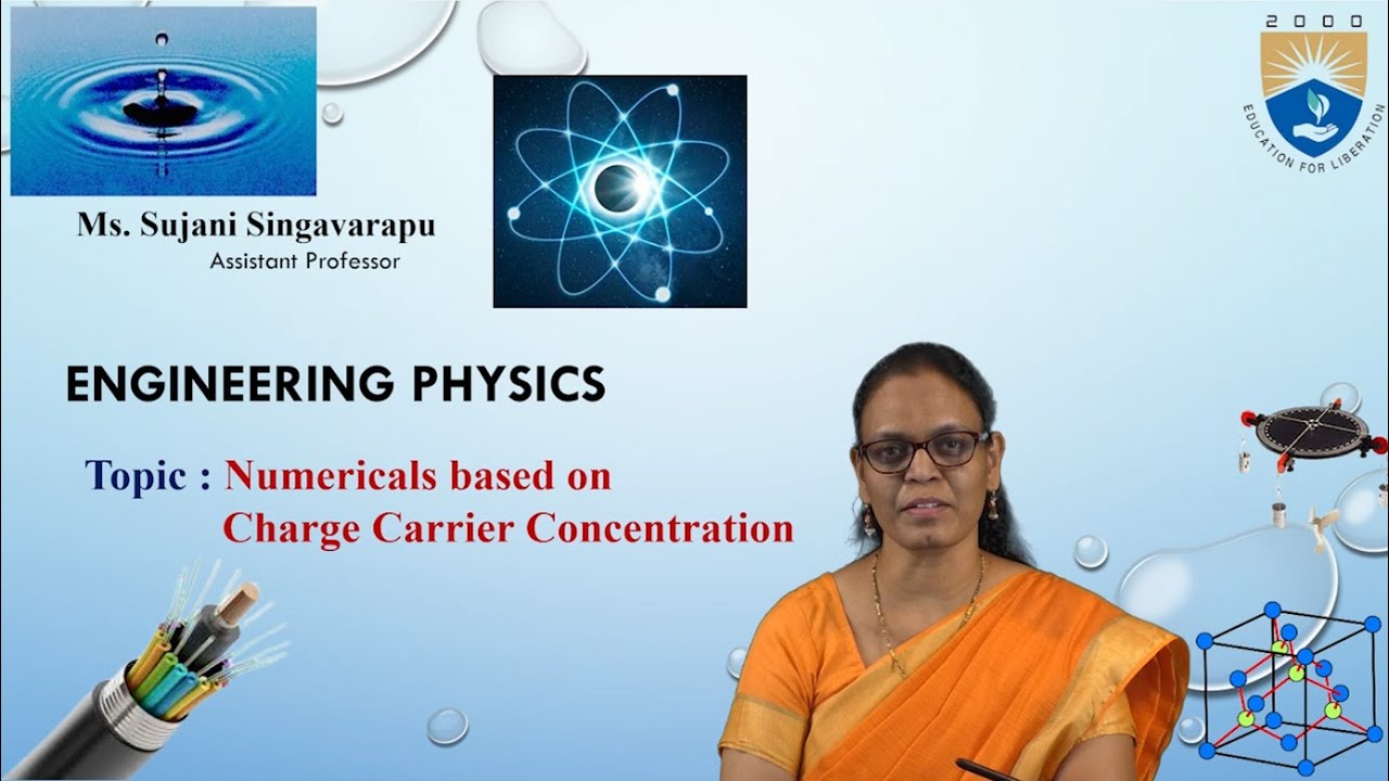 Numericals based on Charge Carrier Concentration by Ms. S Sujani