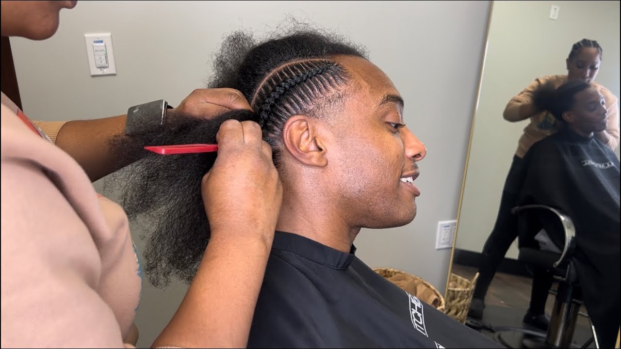 Mens Cornrows| Simple with a Twist | DOPECEMBER