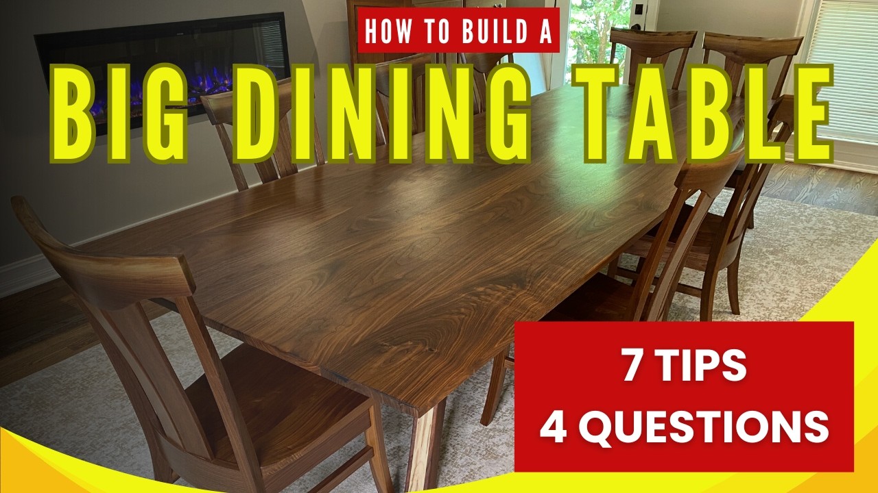 BIG Dining Table Build