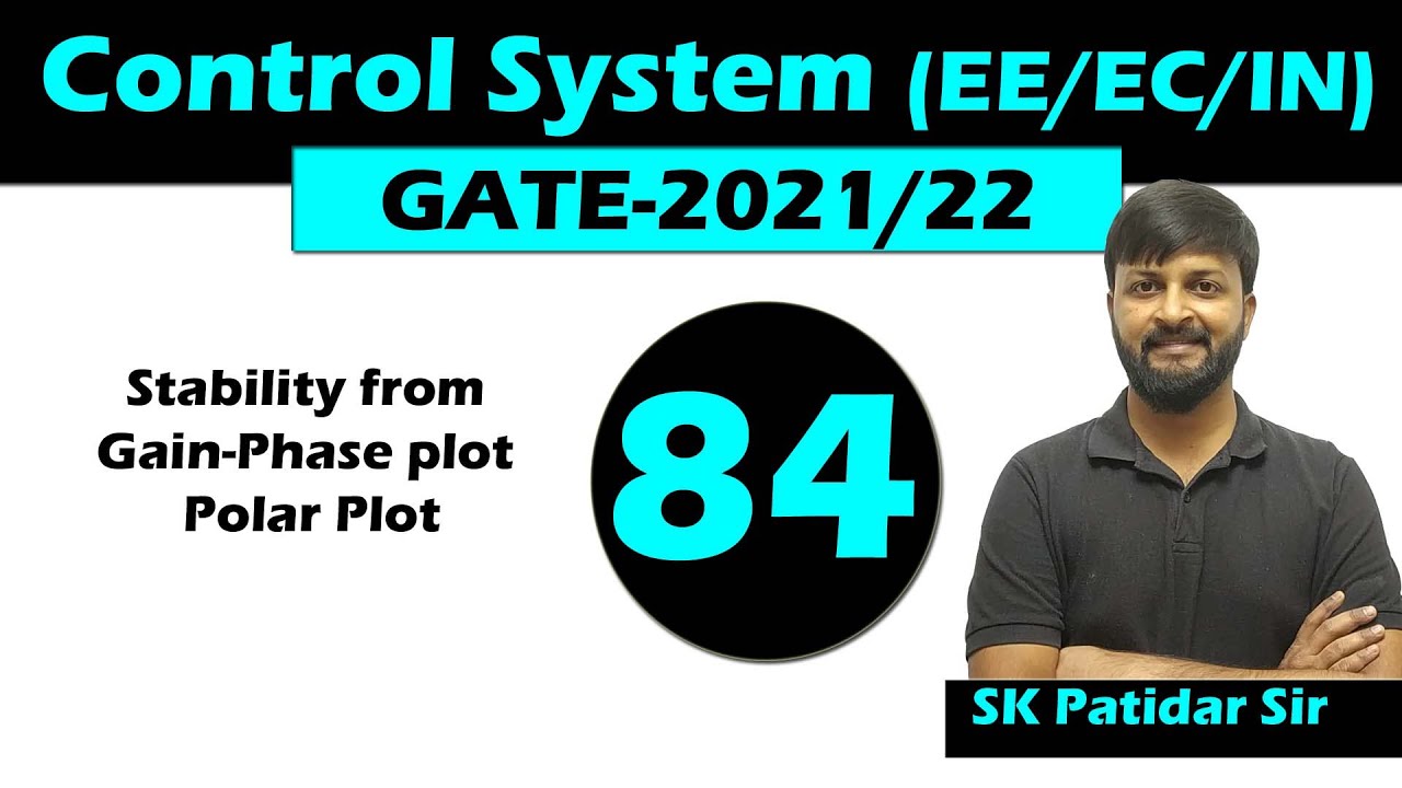 Lec 84 Stability from Gain-Phase plot | Polar Plot