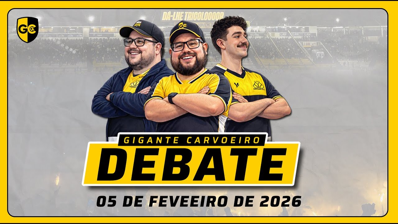 GIGANTE CARVOEIRO DEBATE  #4  |  05/02/26  |  AO VIVO  ⚫️⚪️🟡