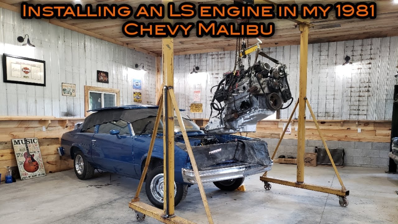 G Body LS Swap - Installing a 5.3L LS engine in a 1981 Chevy Malibu