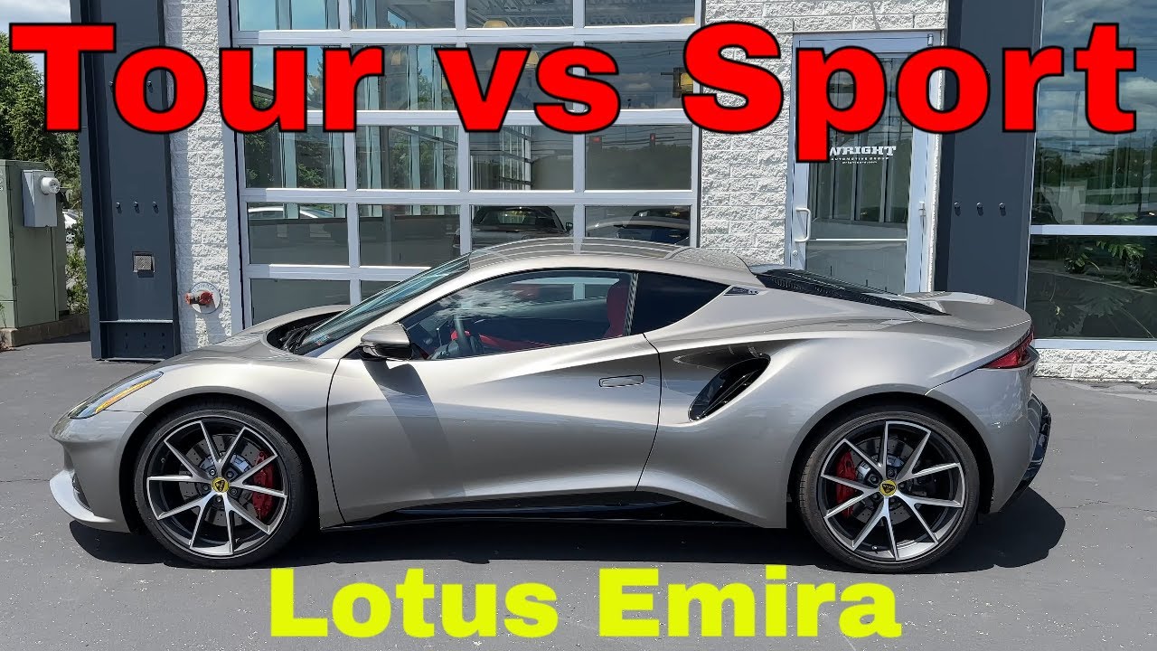 Big Choice! 2024 Lotus Emira Review of TOUR vs SPORT Chassis