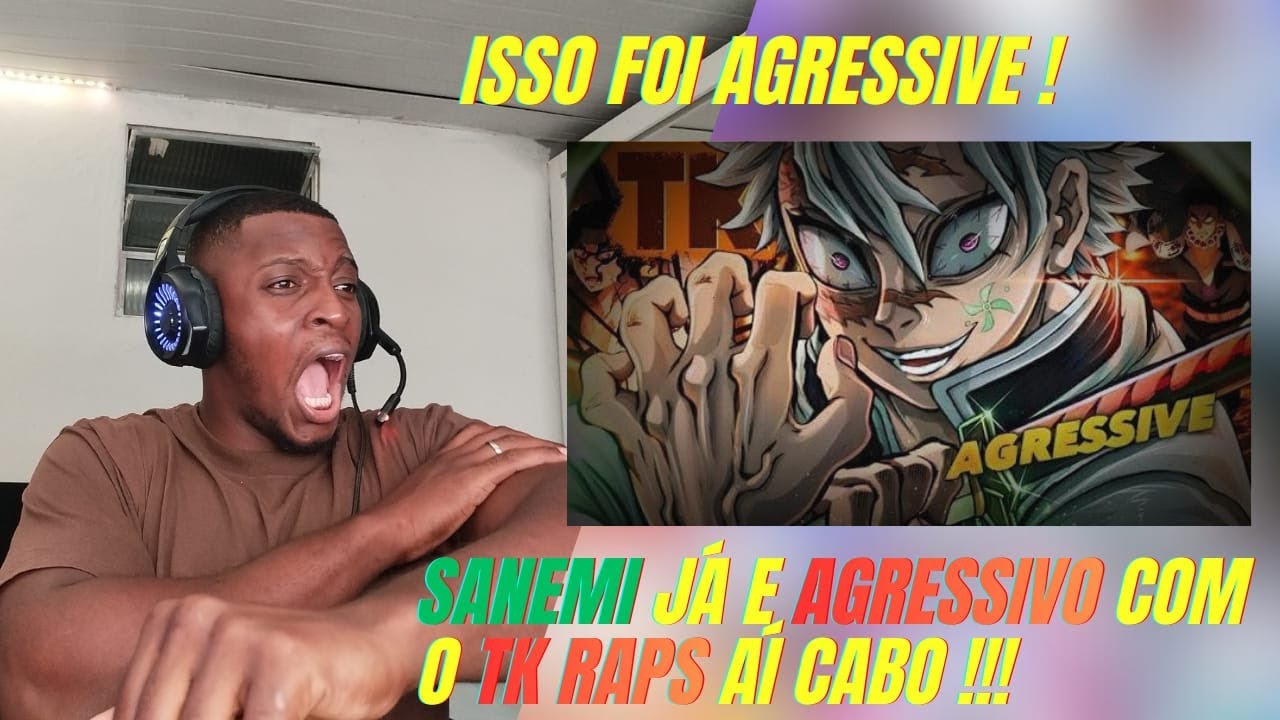 Isso e realmente Agressive Sanemi (Kimetsu no Yaiba) TK RAPS | React