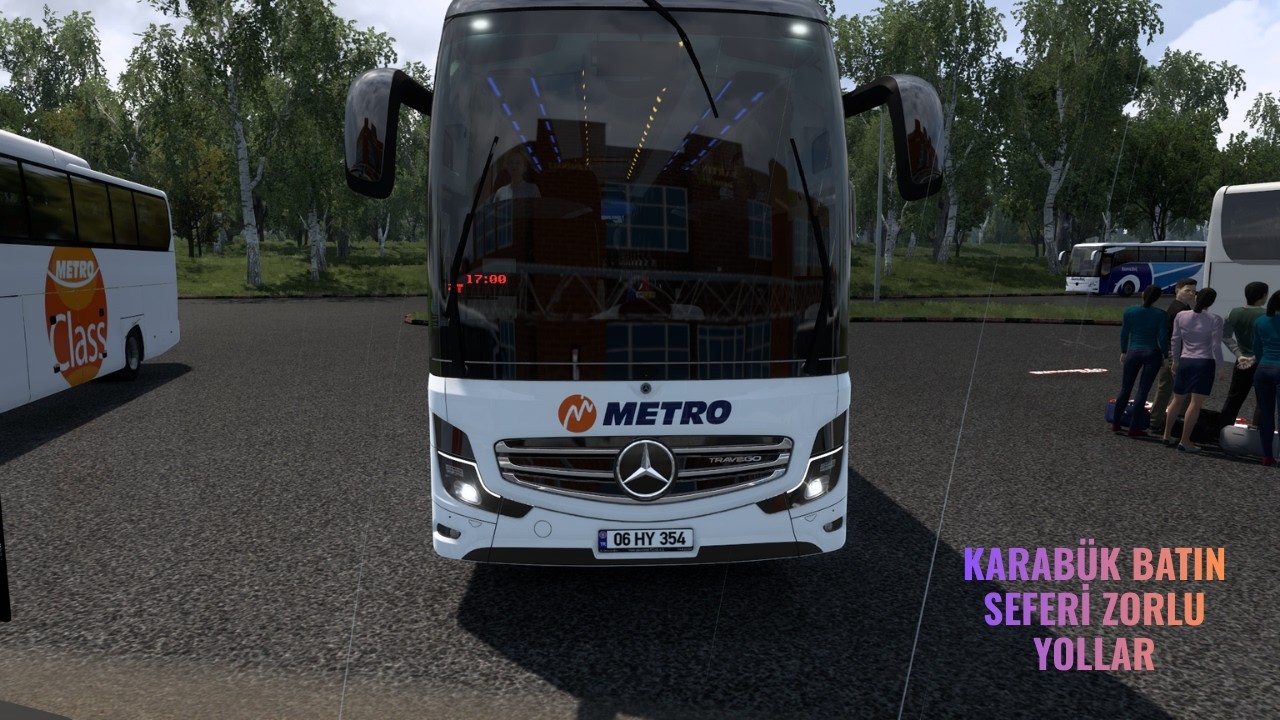 KARBÜK-BARTIN SEFERİ YAĞMURLU ZORLU YOLLAR Euro Truck Simulator 2