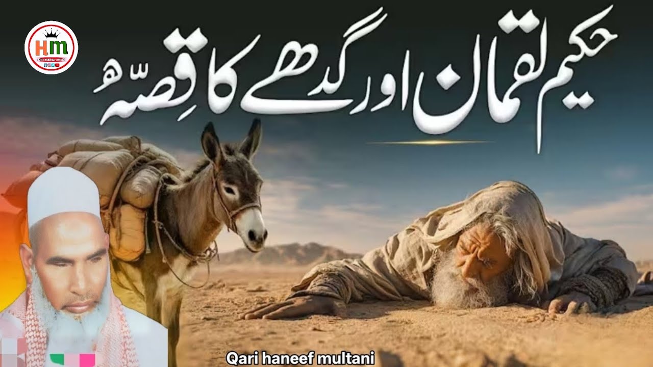 हकीम लुकमान और गधे का किस्सा हकीम लुकमान का वाक्य 😱 Qari haneef Multani 