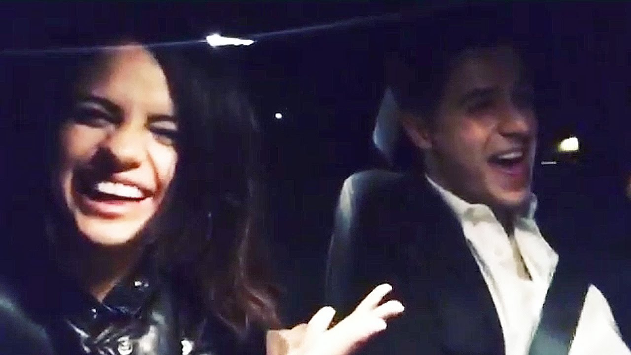 Selena Gomez & David Henrie Dinner & Car Sing-Along to Carrie Underwood!
