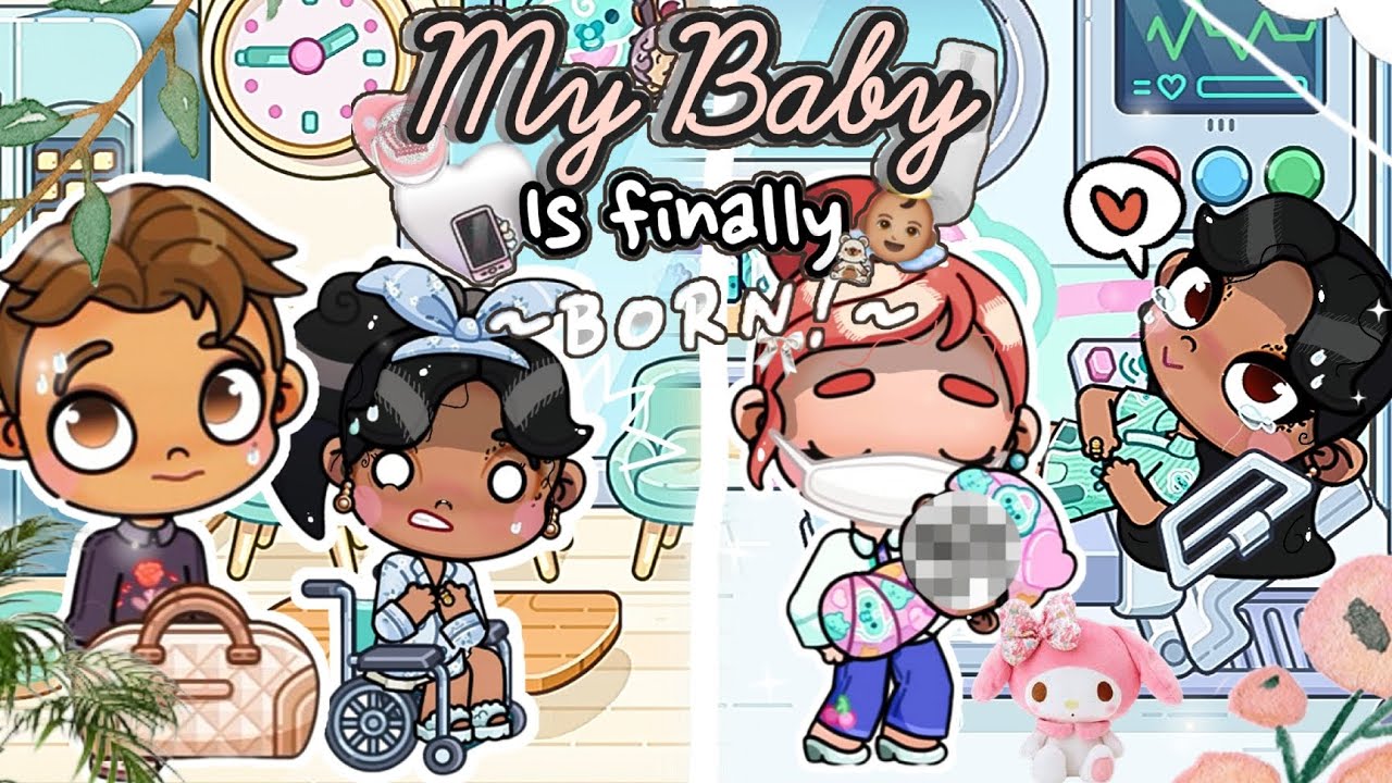 🐣☆ミMy baby is *finally* born!👼🏽🤍||voiced||#avatarworld 