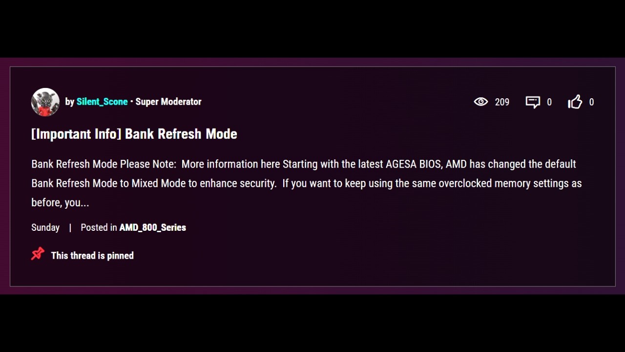New BIOS Updates Are Breaking DDR5 Stability (tRFC2 / tRFCsb Explained)
