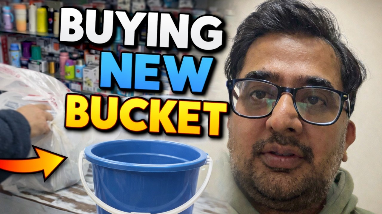 Buying New Bucket Daily Vlog 16 #30dayschallenge  #vloglife #shopping #dehradun