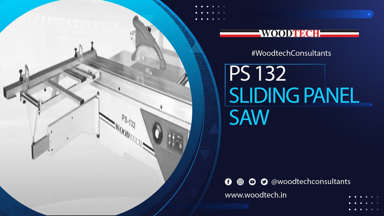 WOODTECH CONSULTANTS - PS 132 - NEW VERSION SLIDING PANEL SAW #woodtechchannel #factoryshorts