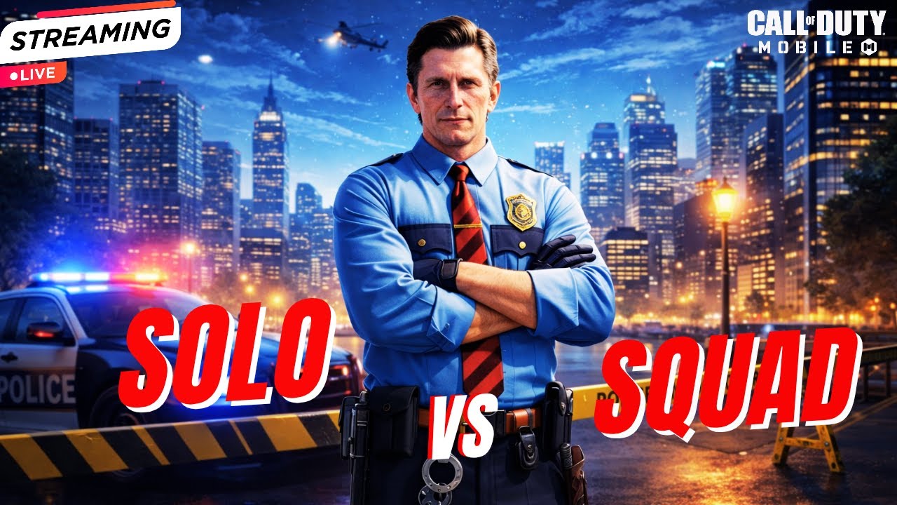 CODM LIVE🔥| Cod Mobile SOLO vs SQUAD💀