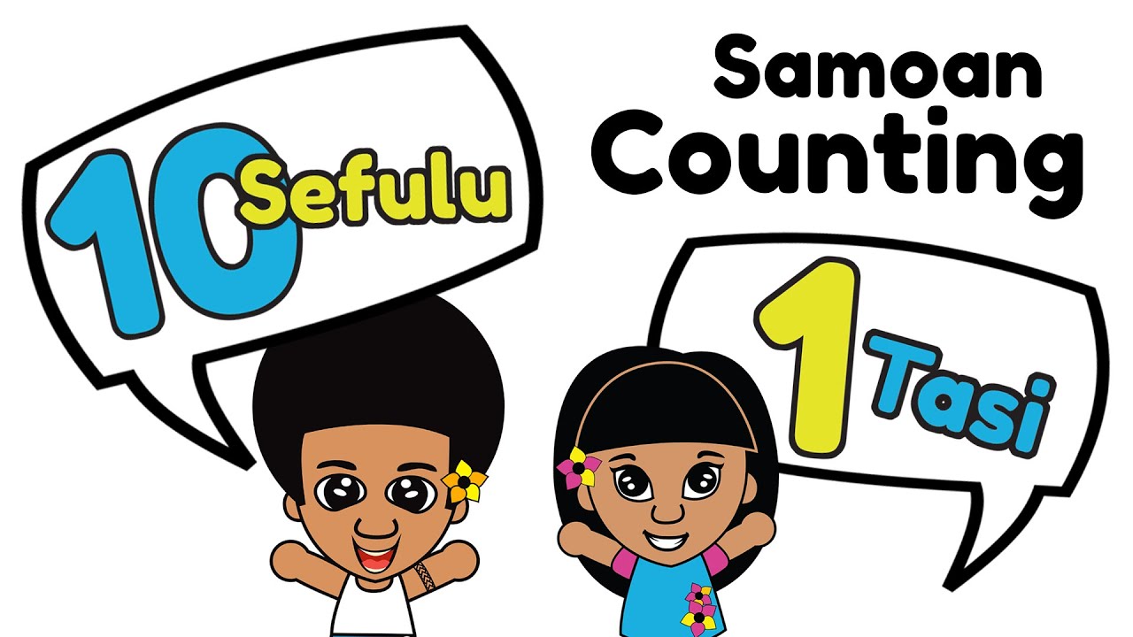 Learn Samoan Numbers - Counting from One to Ten in Samoan Language
