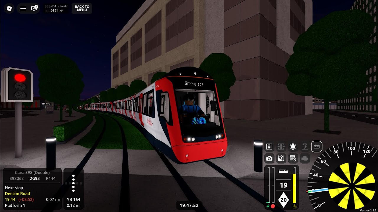 Roblox [HD] - SCR v2.3.2 - Class 398 (Double) - R144 - Stepford Victoria To Greenslade