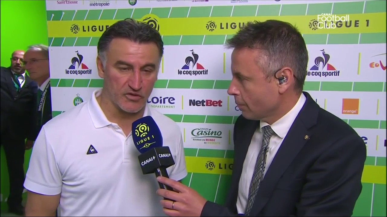 Interview de Galtier après ASSE PSG