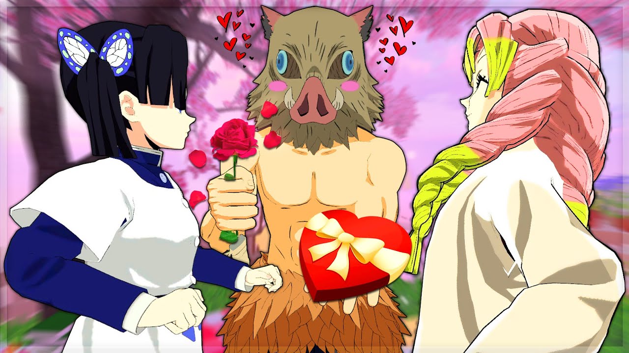 Inosuke chooses a Valentine (Demon Slayer VR)