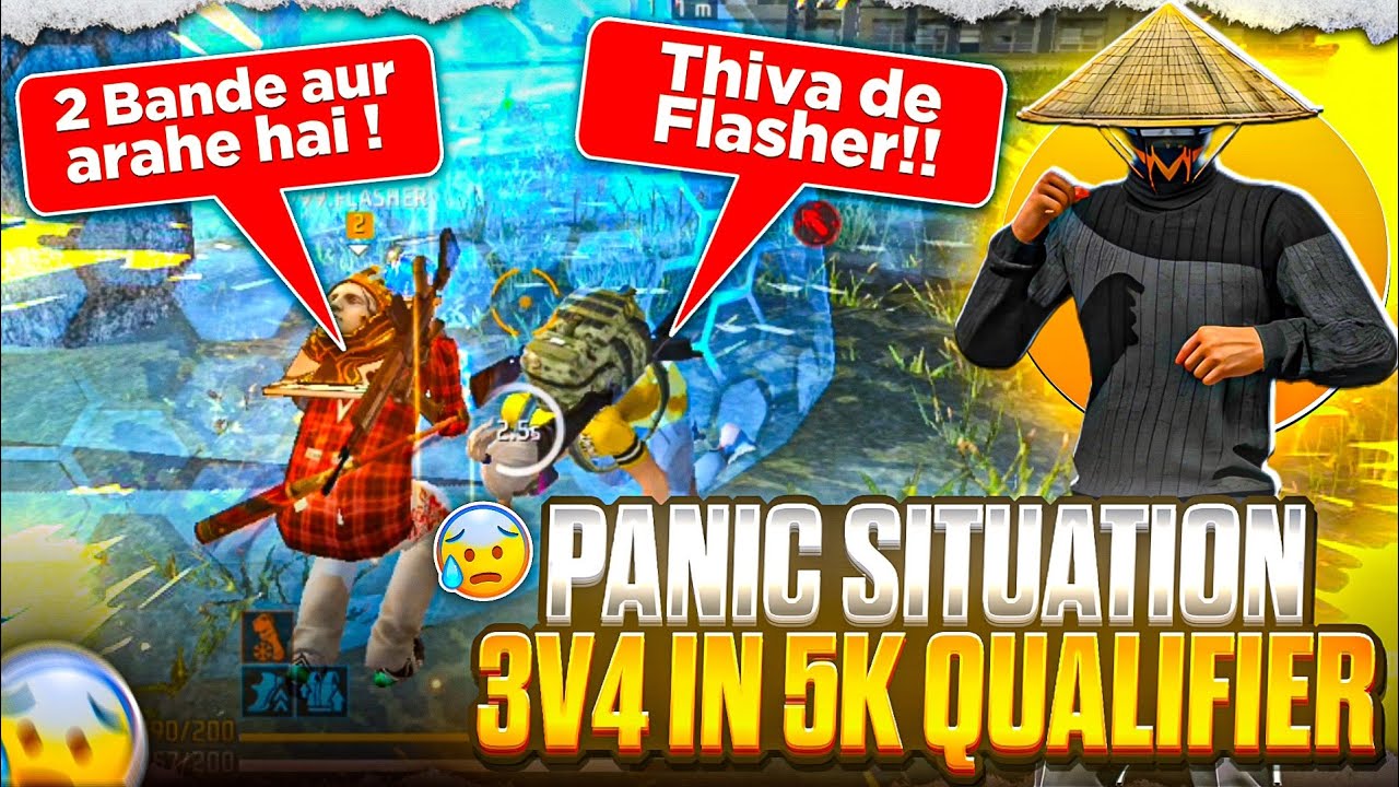 IGL POV : FULL 5K QUALIFIER🏆 ROUND 🥵🔥 3V4 SITUATION🔥