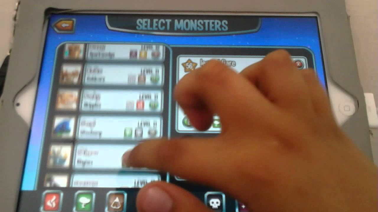 الدمج في لعبة monster legendry.الستعراض لللعبة