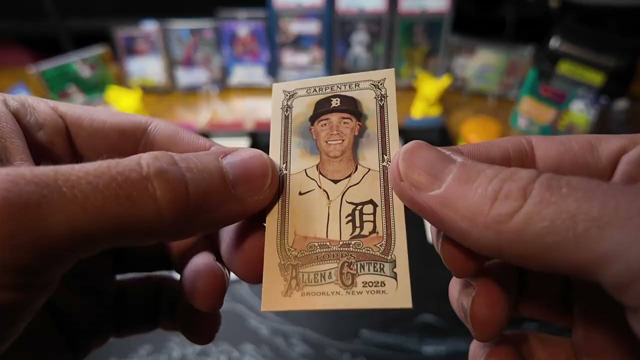 Opening a Topps 2025 Allen & Ginter blaster box