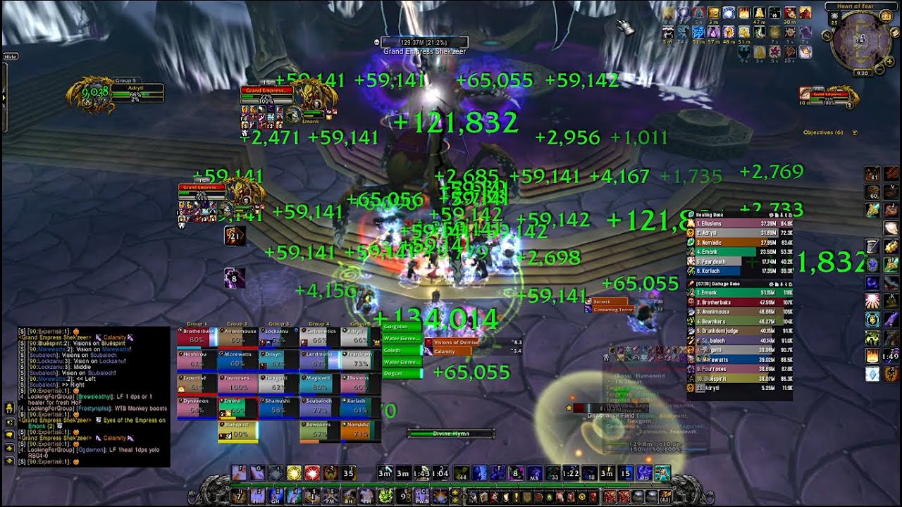 Grand Empress Shek'zeer 25m - Holy Priest POV | Heart of Fear