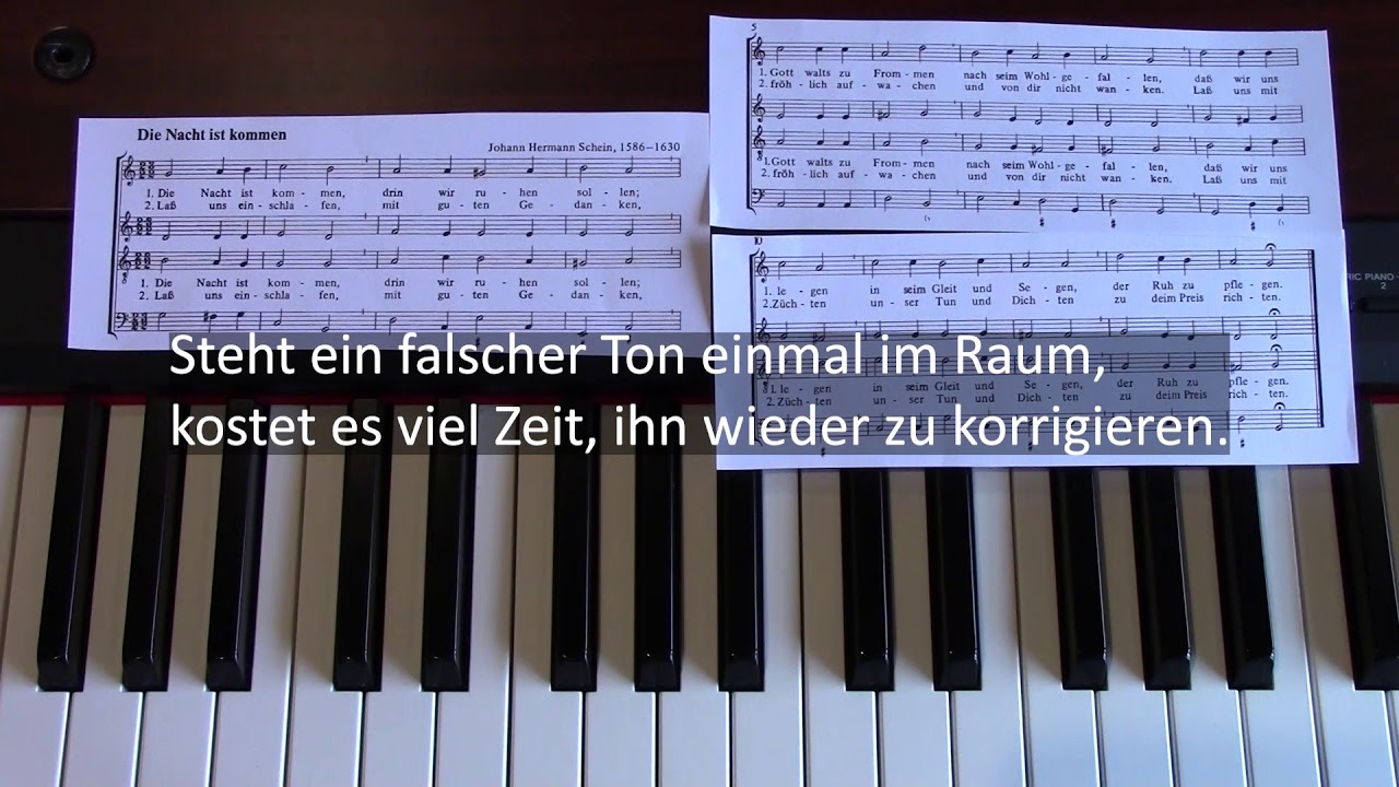 Chorleiten &ndash; Vorbereitende Schritte, Teile 1 bis 4 von 10: Sich vertraut machen mit der Partitur