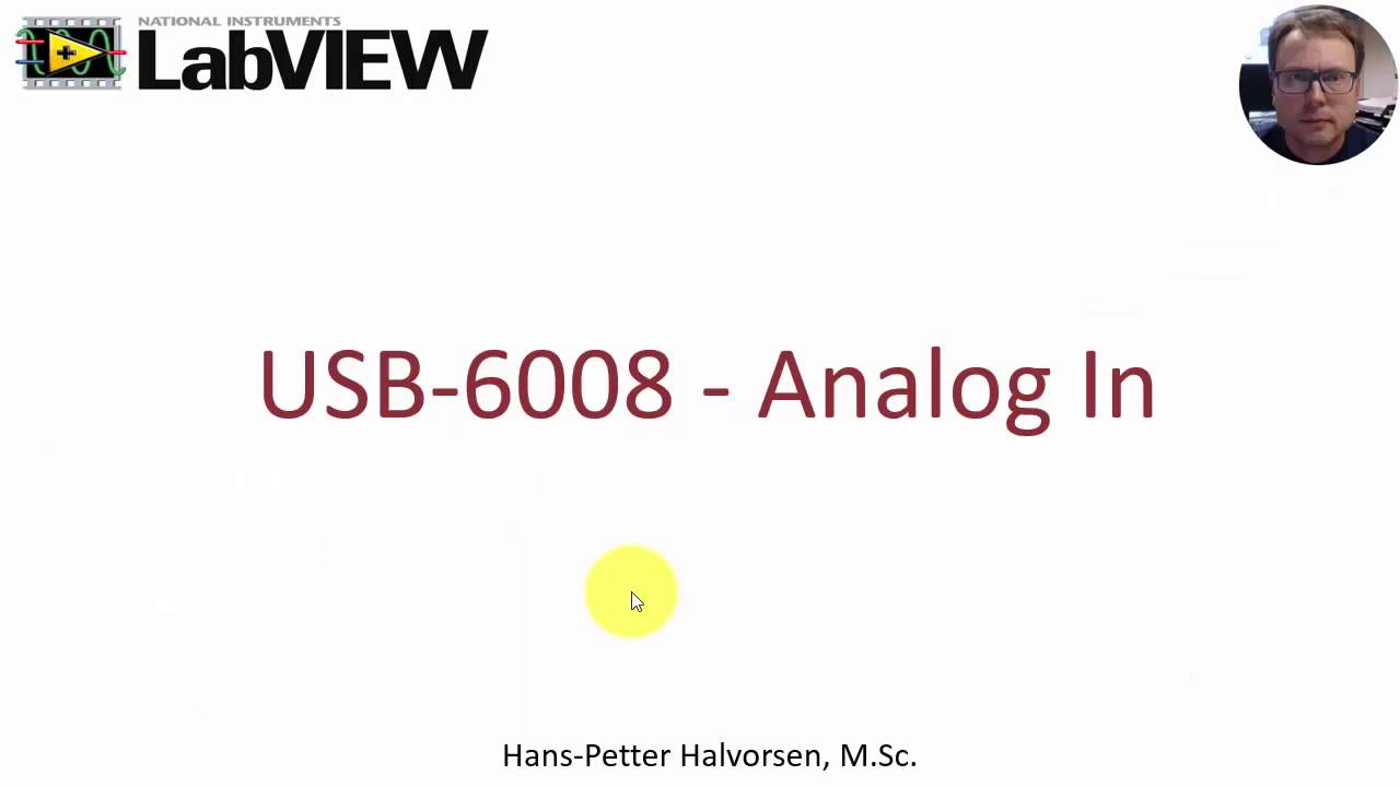 LabVIEW and USB-6008