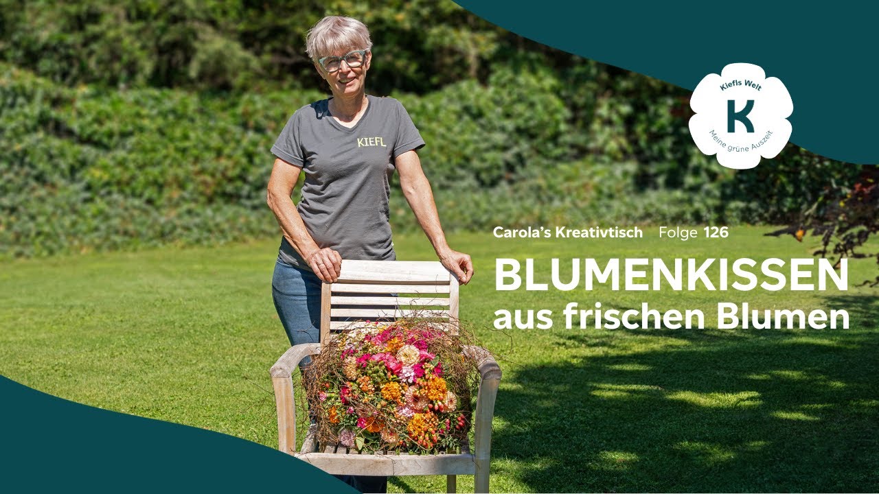 Blumenkissen | frische Blumen | Sommerabend | DIY Anleitung zum Mitmachen | Floral | Gesteck