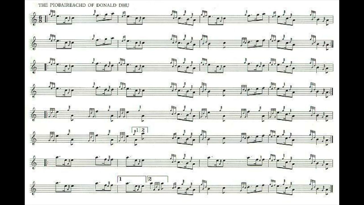 Piobaireachd of Donald Dhu