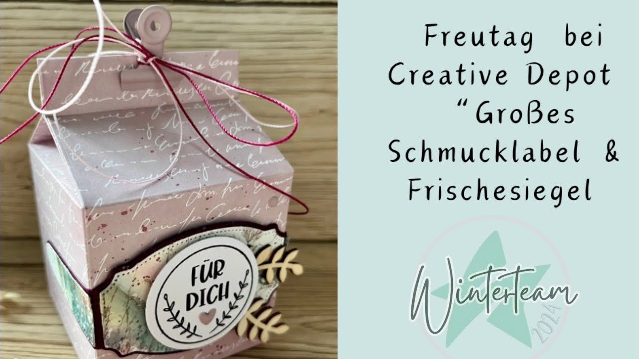 Freutag bei Creative Depot mit tollen Stempeln und Stanzen