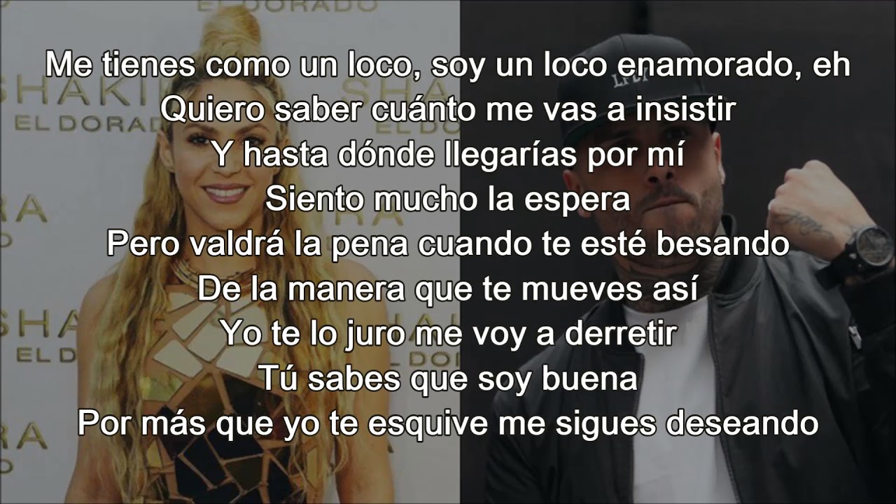 SHAKIRA - Perro Fiel ft. NICKY JAM [Simple LYRICS] + ENGLISH SUBTITLES (2017)