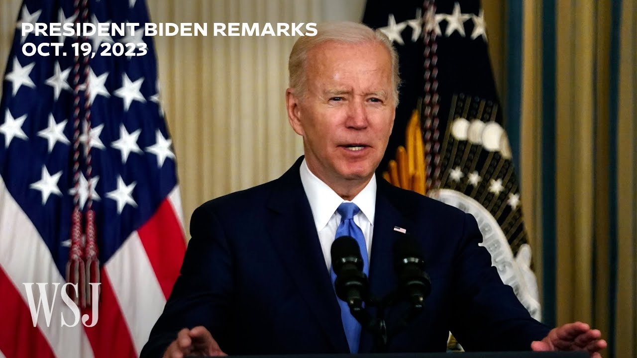 ‘We Cannot Give Up on Peace:’ President Biden Remarks on Israel-Hamas War | WSJ