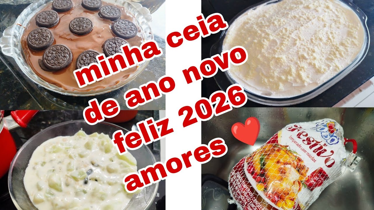 Ceia de ano novo por Francis Souza estilo 💞 de vida💞 simples preparando jantar de ano novo!!