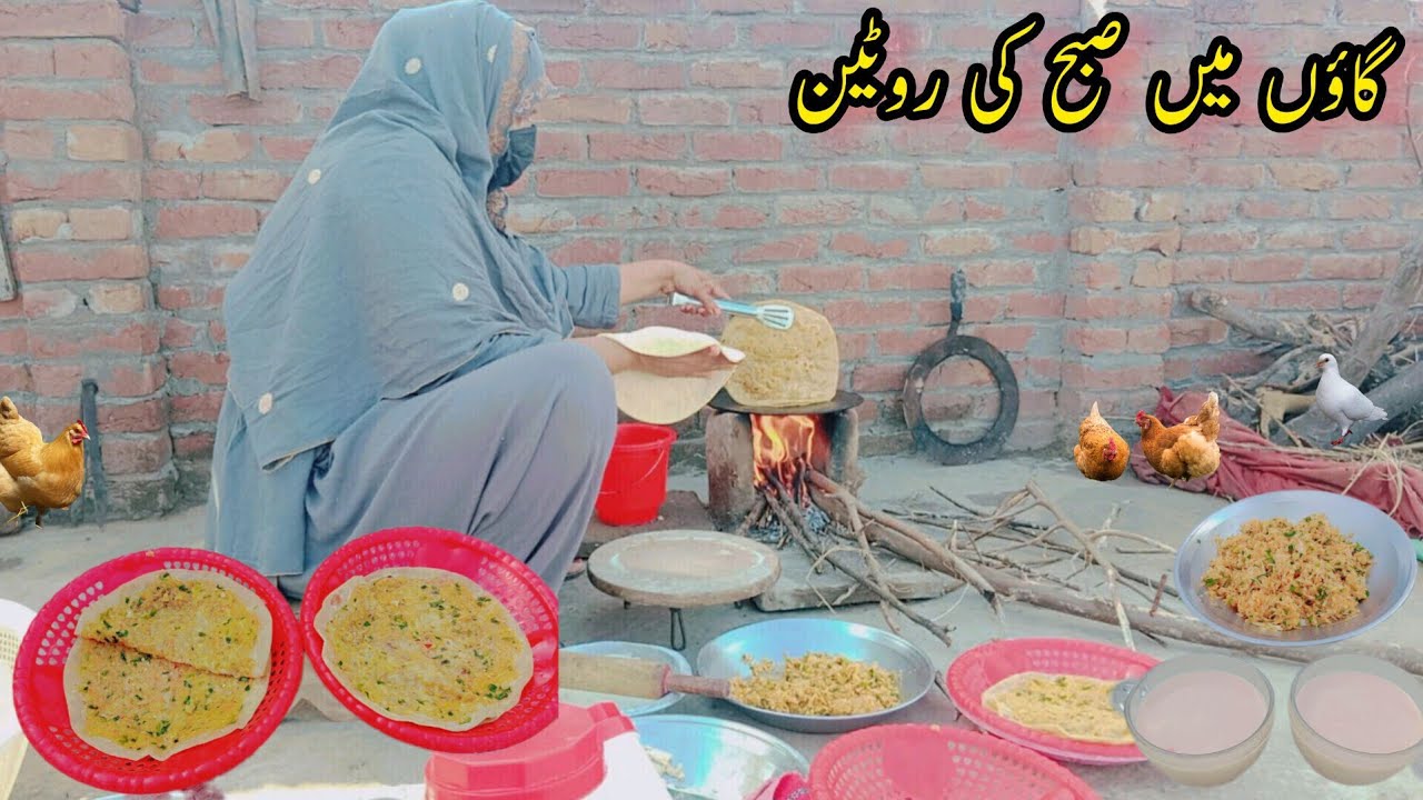 Mooli Ka Paratha |Traditional Style Easy Recipe|Morning routine| Village breakfast morning routine