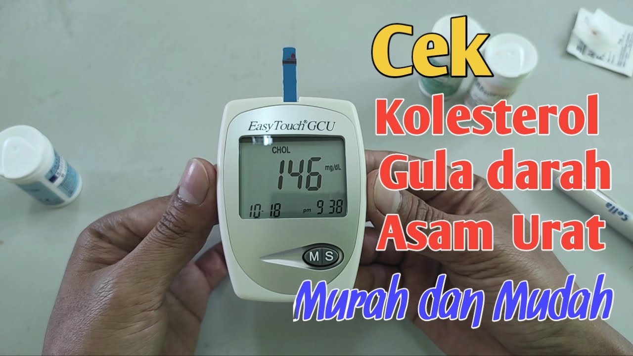 Cara cek Kolesterol, Gula darah dan Asam urat mudah dan murah