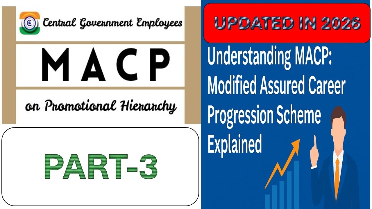 Modified Assured Career Progression(MACP): PART-3