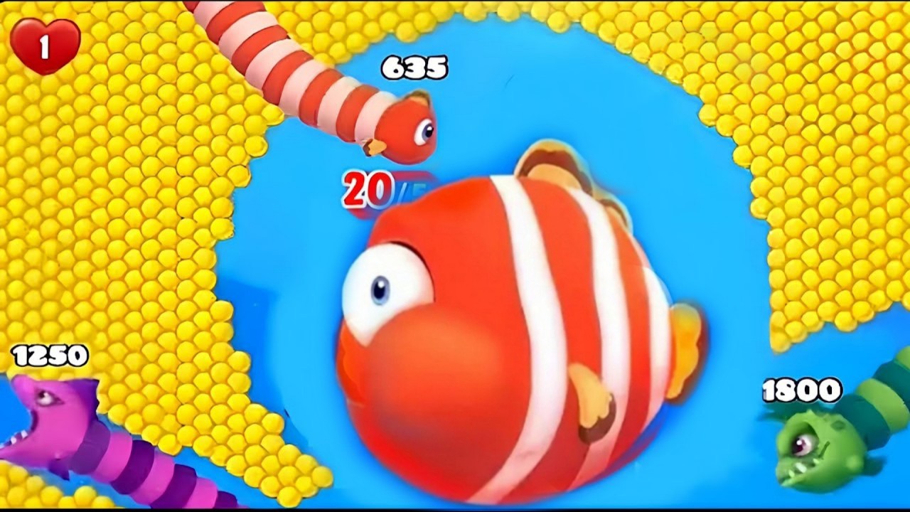 Fishdom 🐠 ads Mini Games 66.4 New update. Hungry fish video gameplay Hadi gaming yt