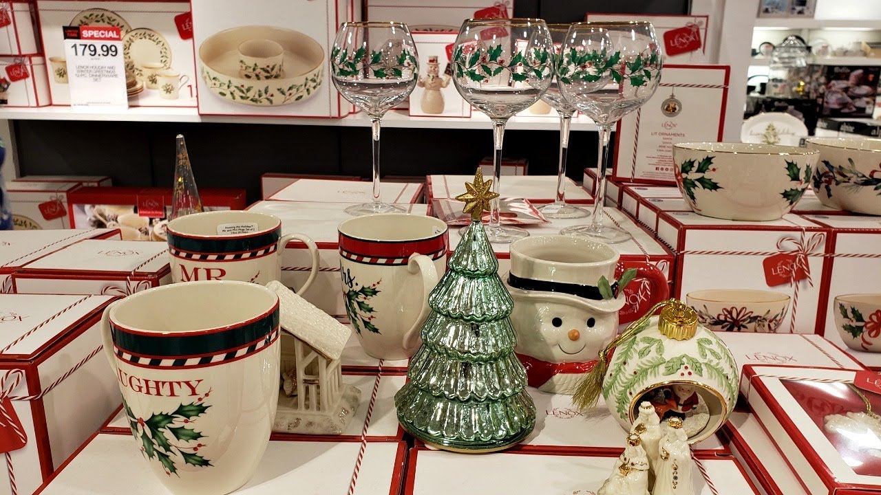 Browse with me MACY'S KITCHEN CHRISTMAS DINNERWARE 2018