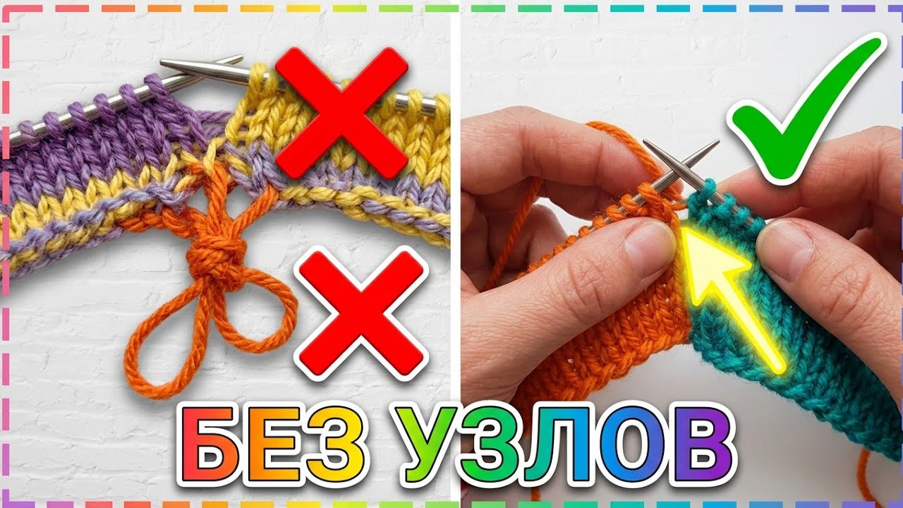как добавить нить другого цвета