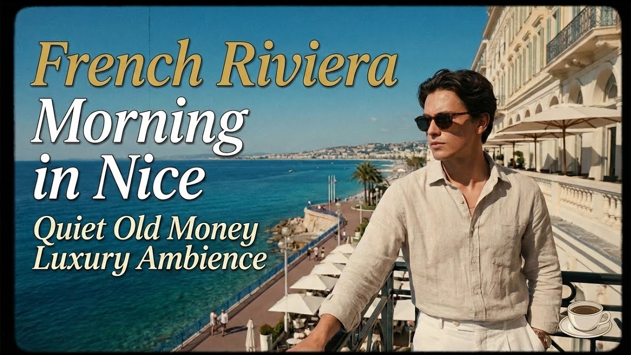 French Riviera Morning in Nice | Old Money Mediterranean Ambience