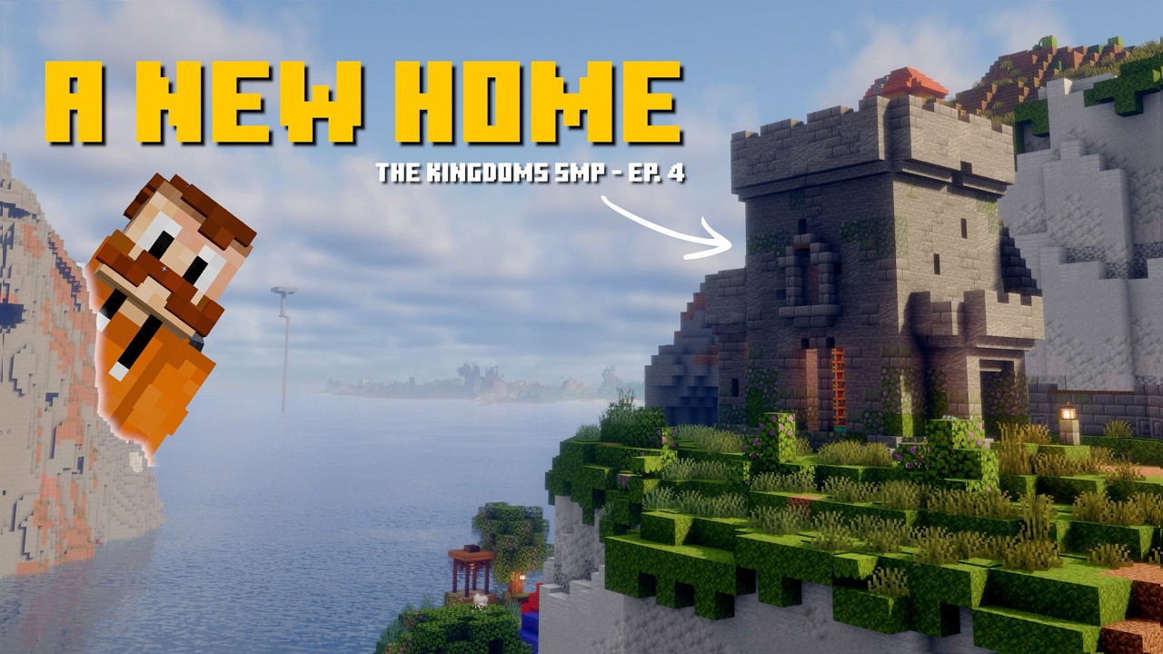 I Finally Built A House In Minecraft! The Kingdoms SMP Episode 4