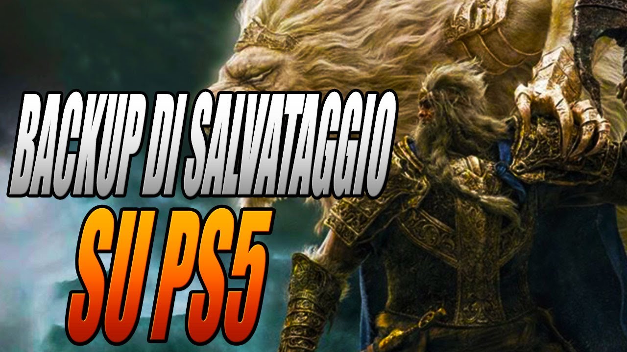 COME CREARE UN BACKUP DI SALVATAGGIO SU PS5