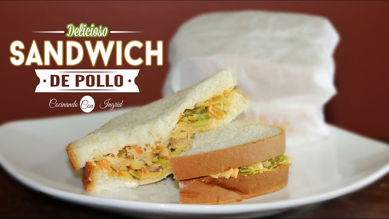 SANDWICH DE POLLO SALVADOREÑOS - PANES CON POLLO