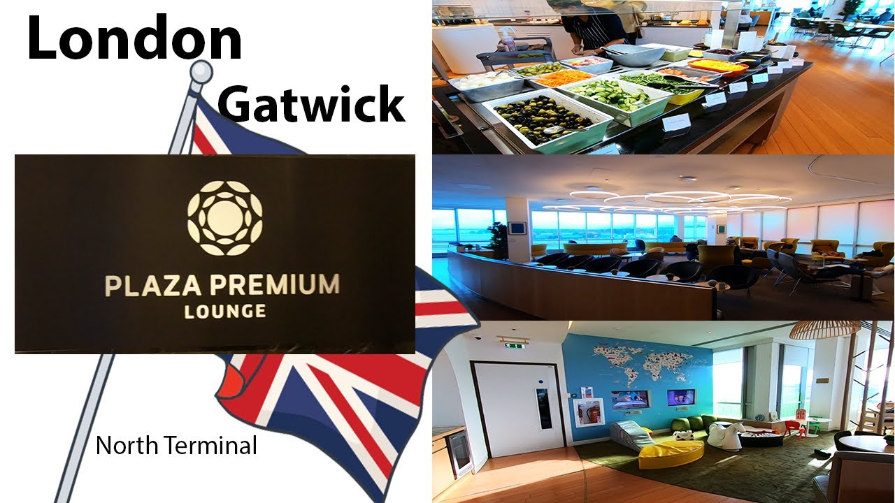 A short overview of The Plaza Premium Lounge with Kids play Area  || London Gatwick North Terminal