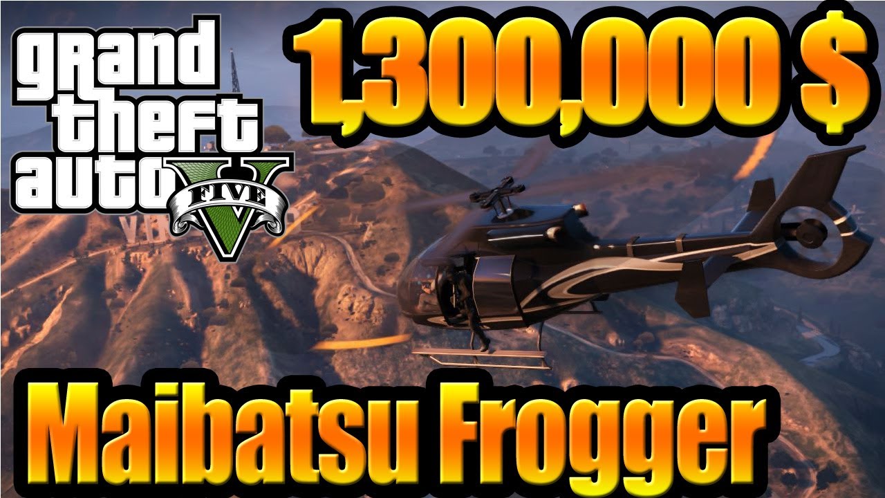 GTA 5 Online - ( Grand Theft Auto V ) Gameplay Bought A Frogger Helicopter & Test Drive Full HD