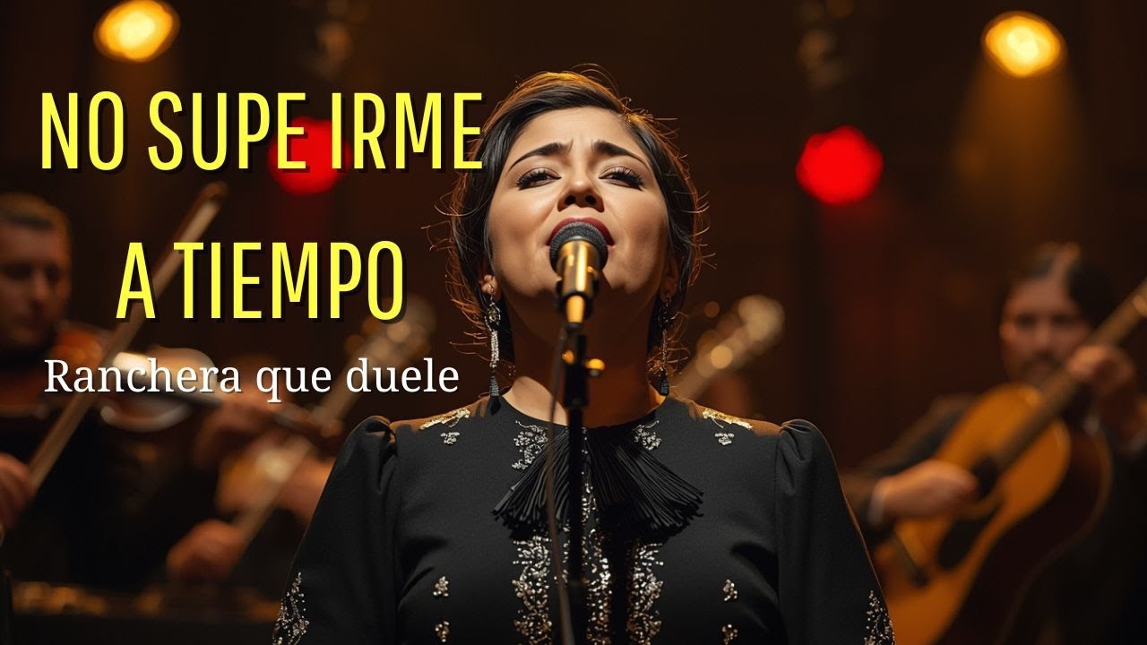 No Supe Irme a Tiempo 💔 | Ranchera Mariachi de Dolor y Despedida