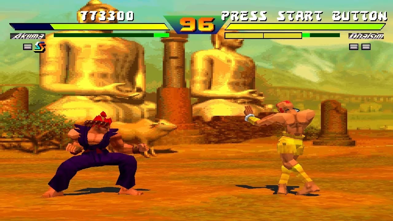 Street Fighter EX Plus Alpha [PS1] - CPU Akuma