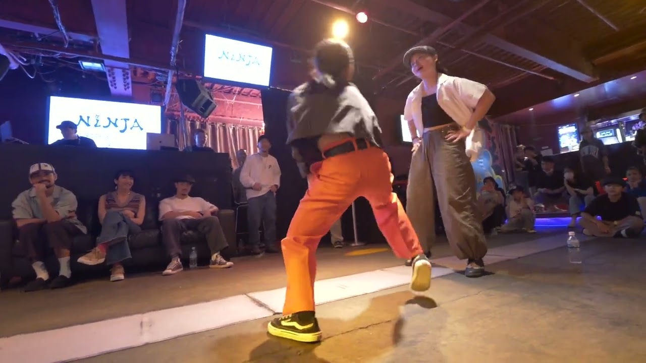 【TOP8】Hana vs You-ki　|　NINJA KIDS ALLSTYLE 1on1 BATTLE U15
